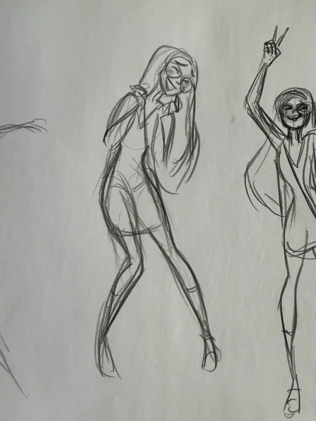 Gesture drawing - Honey Lemon - All in gesture - Katikut