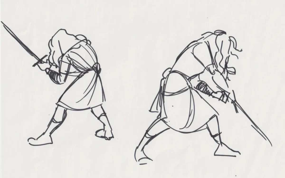 Gesture drawing - Braveheart - All in gesture  - Katikut