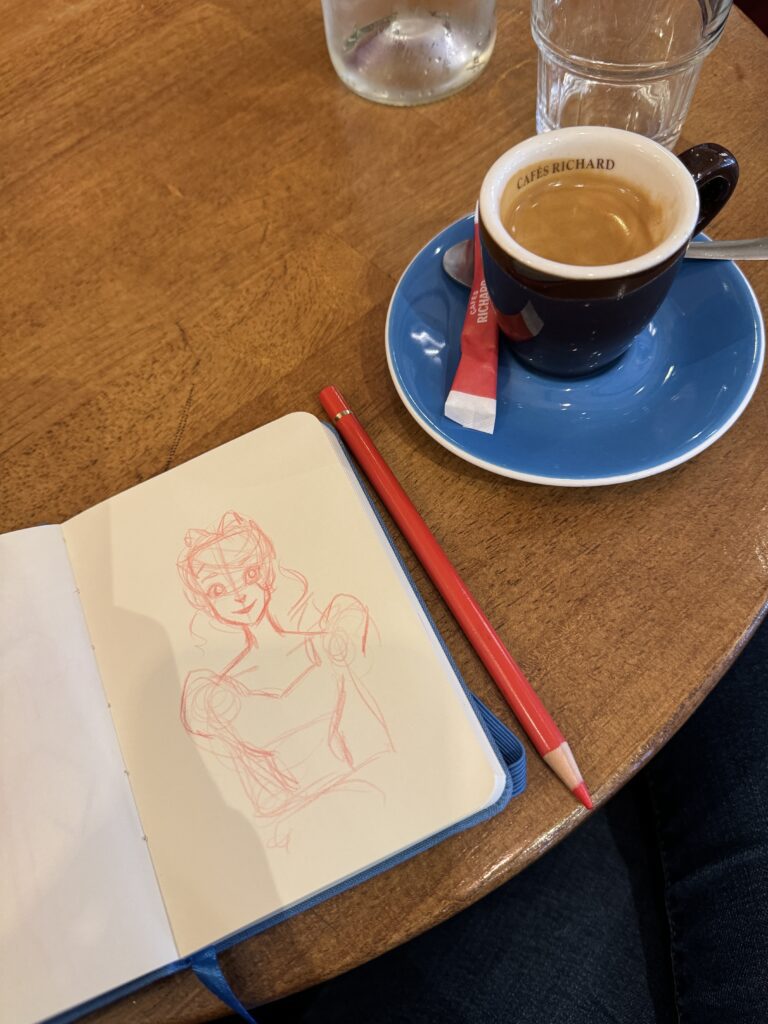 Café et croquis