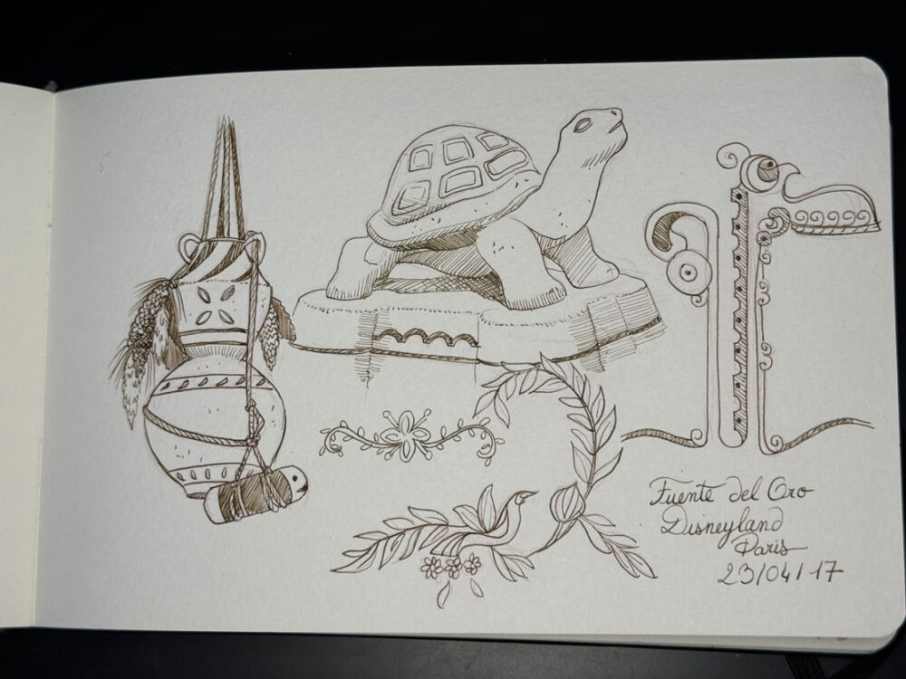 Croquis à Disneyland Paris