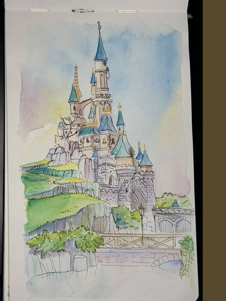 Croquis à Disneyland Paris