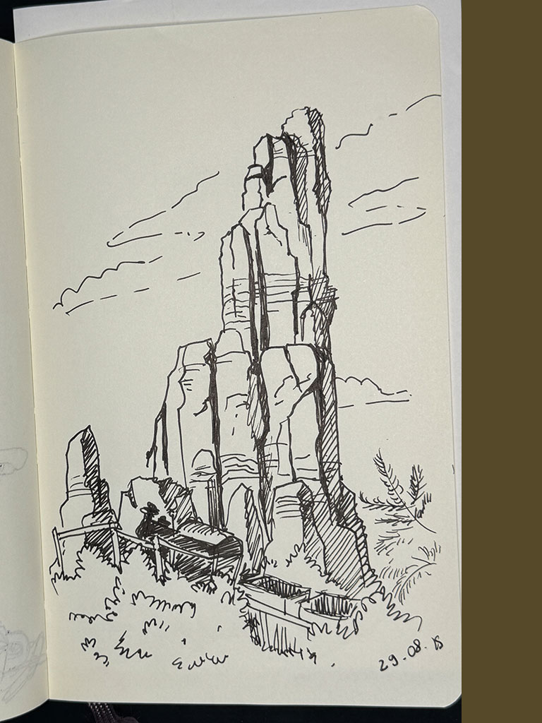 Croquis à Disneyland Paris